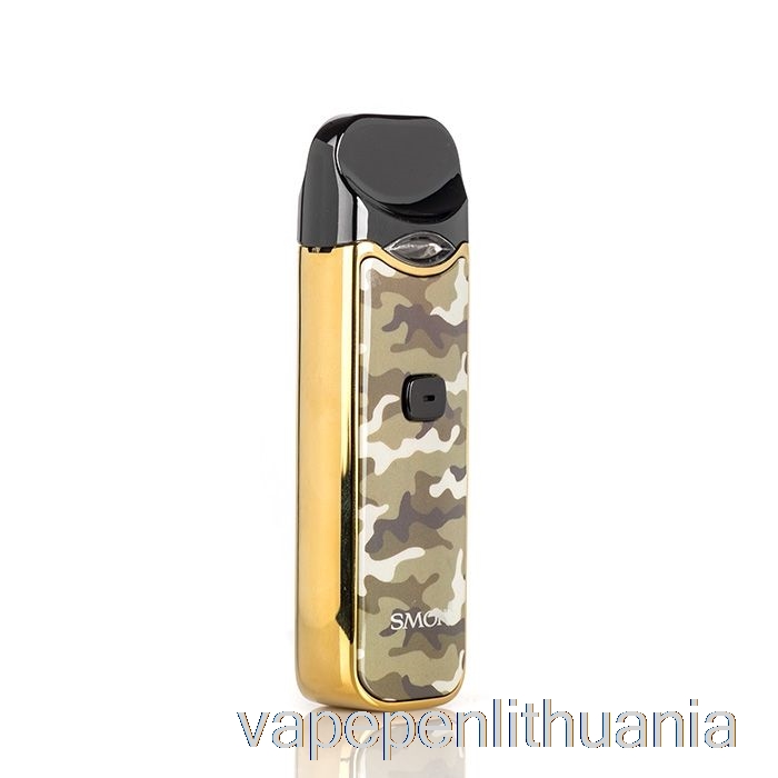 Smok Nord 15w Pod Rinkinys Gold Camo Vape Skystis